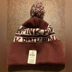 NWT PINK maroon beanie